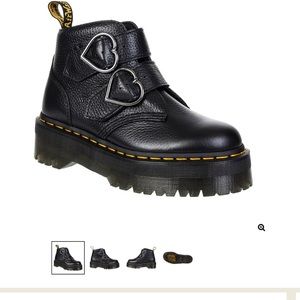 Dr Martens Devon Heart Boots. NBW